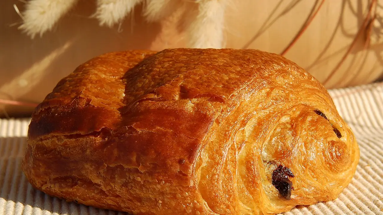 Pain au chocolat feuilleté
